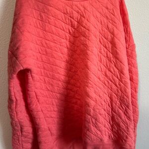 Hanna Andersson Quilted Pink Kids Sweater
